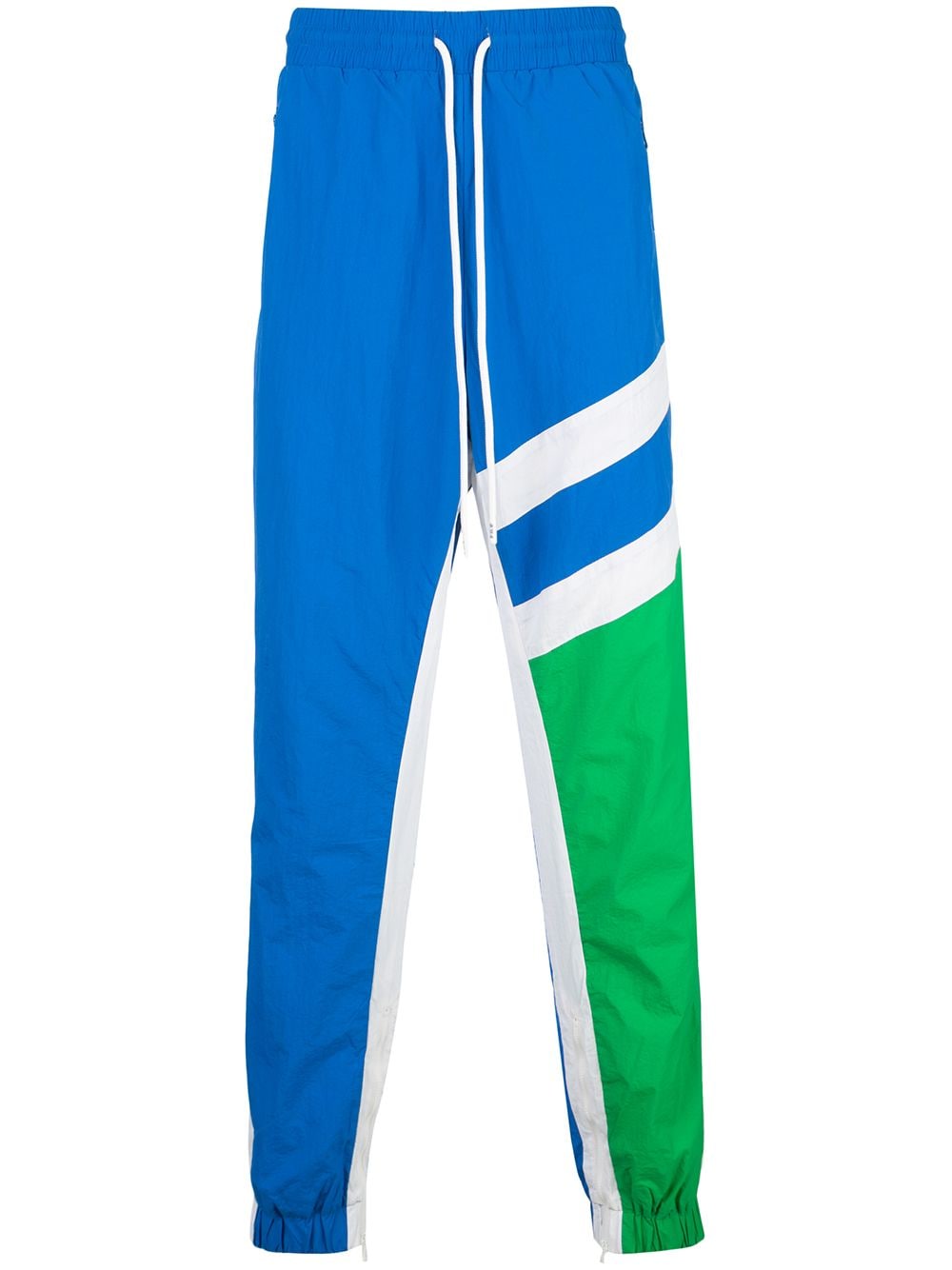 SUPERSTAR WARM UP PANT (GREEN/BLUE)