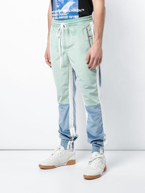 RETRO CLASSIC PANT (GREEN/LIGHT BLUE)