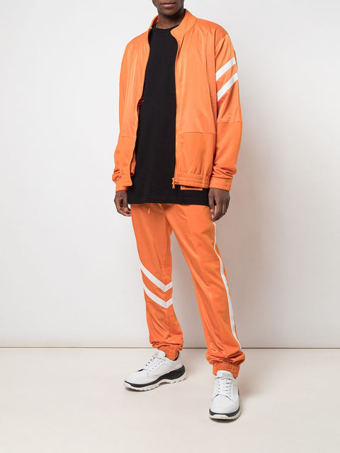 BLOCKED PANTS (ORANGE/WHITE)