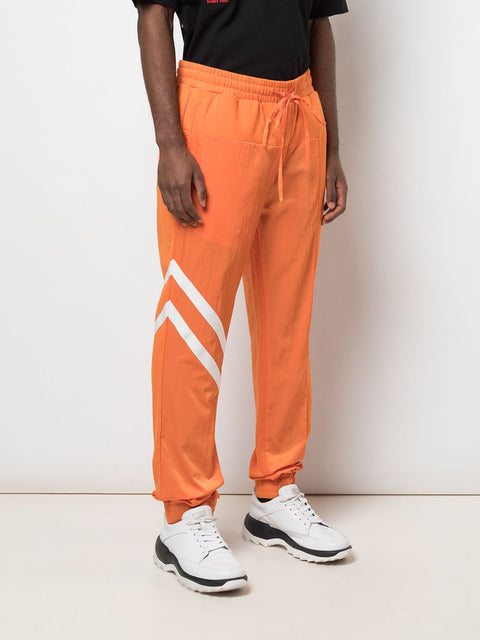 BLOCKED PANTS (ORANGE/WHITE)