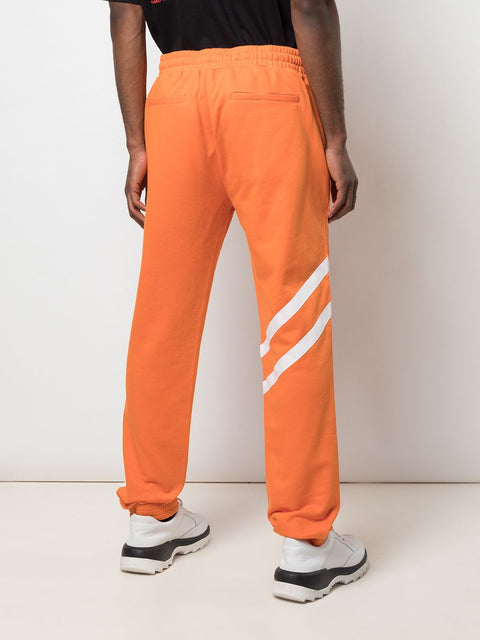 BLOCKED PANTS (ORANGE/WHITE)