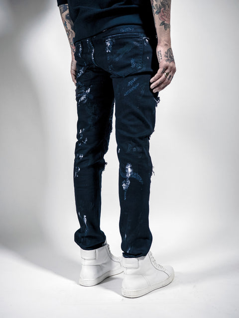 HAN ZIPPER JEANS (BLACK)