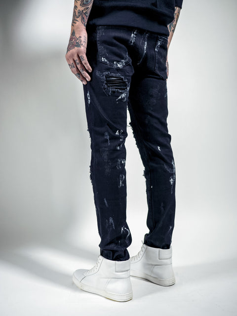 HAN ZIPPER JEANS (BLACK)