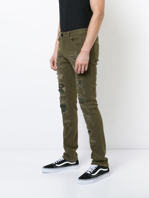 STRATI GREEN/CAMO JEANS