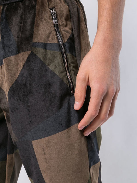 ABSTRACT JOGGER - ARMY GREEN