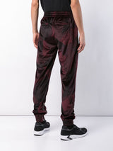 ABSTRACT JOGGER (BURGUNDY)