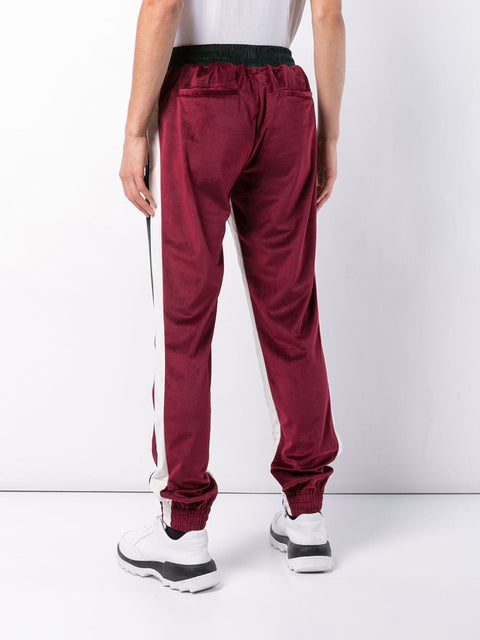 VARSITY JOGGER (GREEN/BURGUNDY)