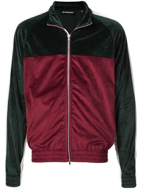 VARSITY ZIP (GREEN/BURGUNDY)