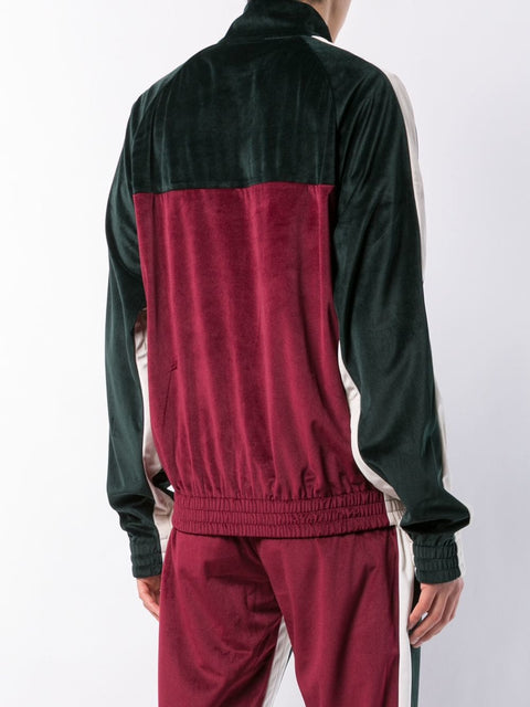 VARSITY ZIP (GREEN/BURGUNDY)