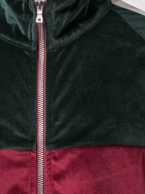 VARSITY ZIP (GREEN/BURGUNDY)