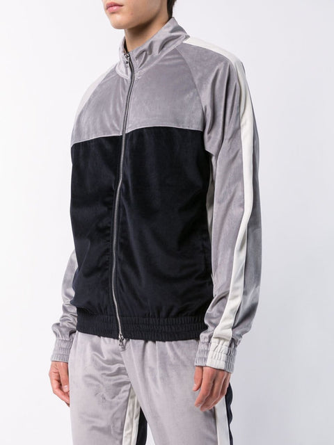 VARSITY ZIP (GREY/NAVY)