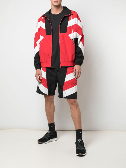 SUPERSTAR WARM UP JACKET (RED/BLACK)