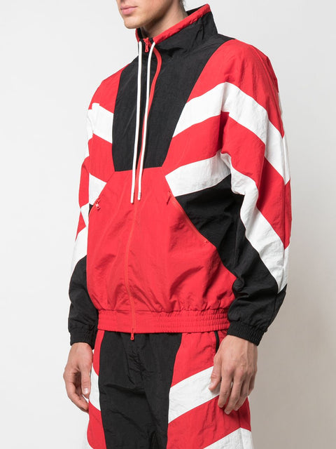 SUPERSTAR WARM UP JACKET (RED/BLACK)