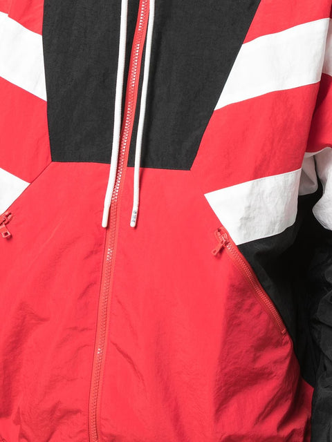 SUPERSTAR WARM UP JACKET (RED/BLACK)