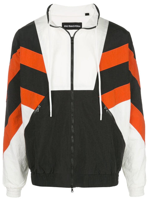 SUPERSTAR WARM UP JACKET (ORANGE/WHITE)