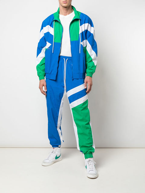 SUPERSTAR WARM UP JACKET (GREEN/BLUE)