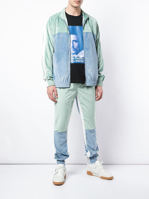 RETRO CLASSIC JACKET (LIME/BLUE)