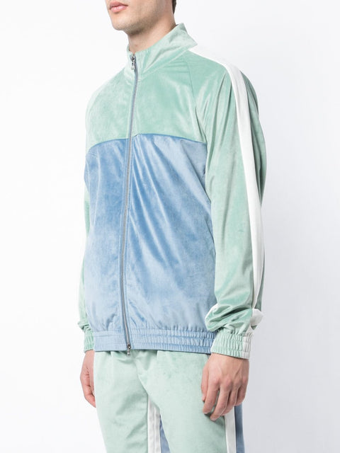 RETRO CLASSIC JACKET (LIME/BLUE)