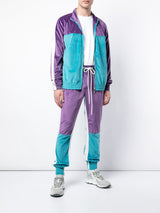 RETRO CLASSIC JACKET (PURPLE/TURQUOISE)