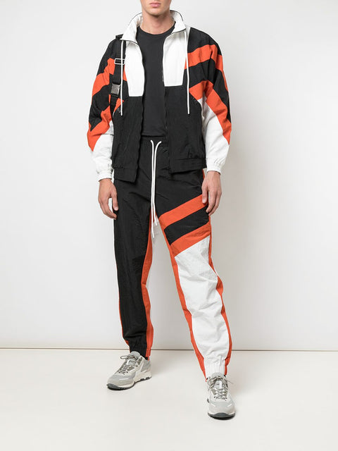 SUPERSTAR WARM UP PANT (ORANGE/WHITE)