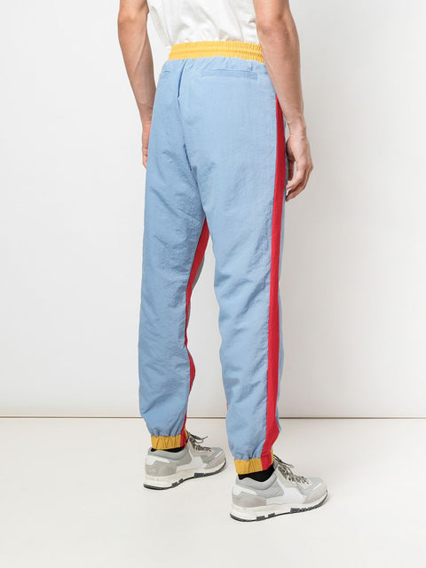 SUPERSTAR WARM UP PANT (LIGHT BLUE/RED)