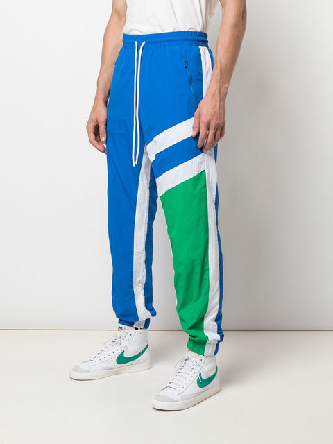 SUPERSTAR WARM UP PANT (GREEN/BLUE)