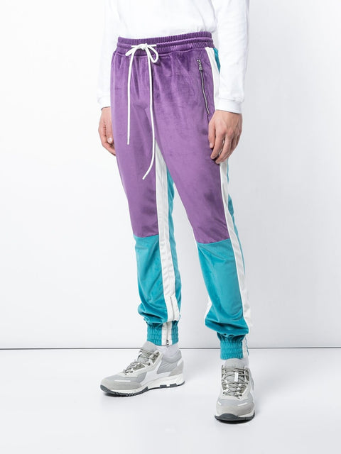 RETRO CLASSIC PANT (PURPLE/TURQUOISE)