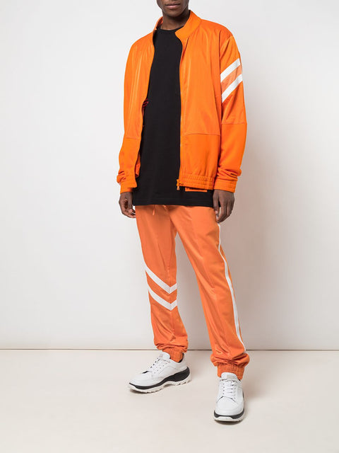 BLOCKED JACKET (ORANGE/WHITE)