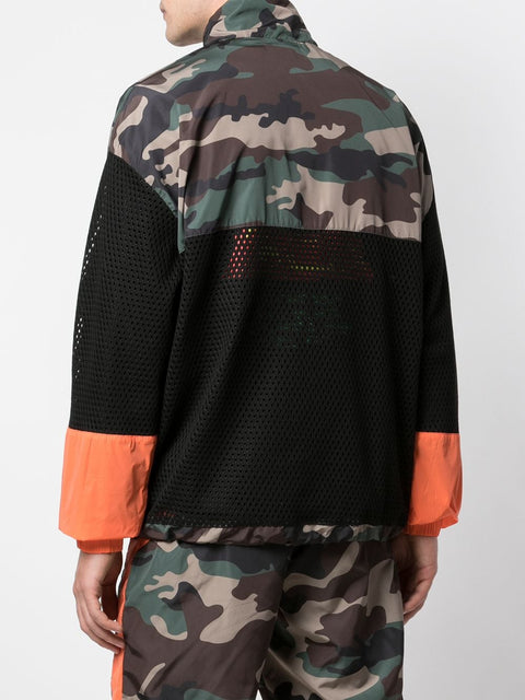 MESH MIX ANORAK (CAMO/BLACK/ORANGE)