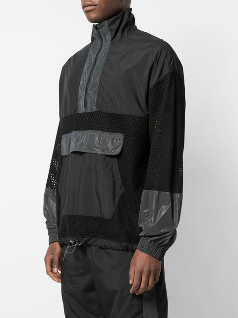 MESH MIX ANORAK (BLACK)