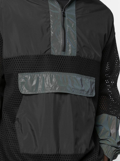 MESH MIX ANORAK (BLACK)