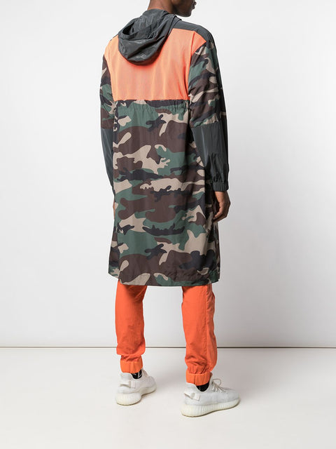 EXTENDED MESH BACK PARKA (CAMO/BLACK/ORANGE)