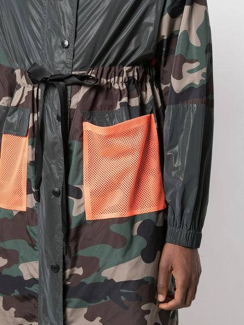 EXTENDED MESH BACK PARKA (CAMO/BLACK/ORANGE)