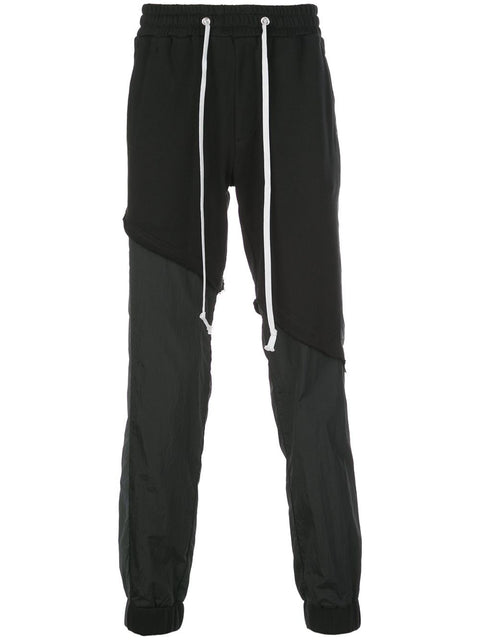 TERRY MIX TONAL JOGGER (BLACK)