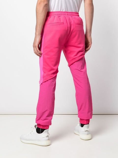 TERRY MIX TONAL JOGGER (HOT PINK)