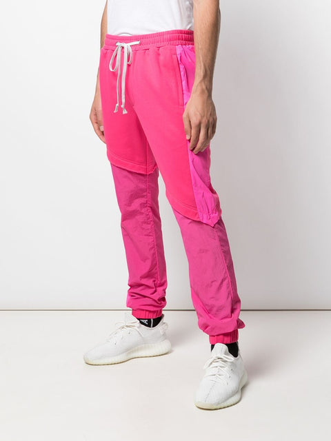 TERRY MIX TONAL JOGGER (HOT PINK)