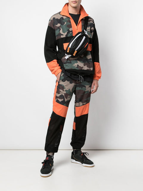 MESH MIX JOGGER (CAMO/BLACK/ORANGE)