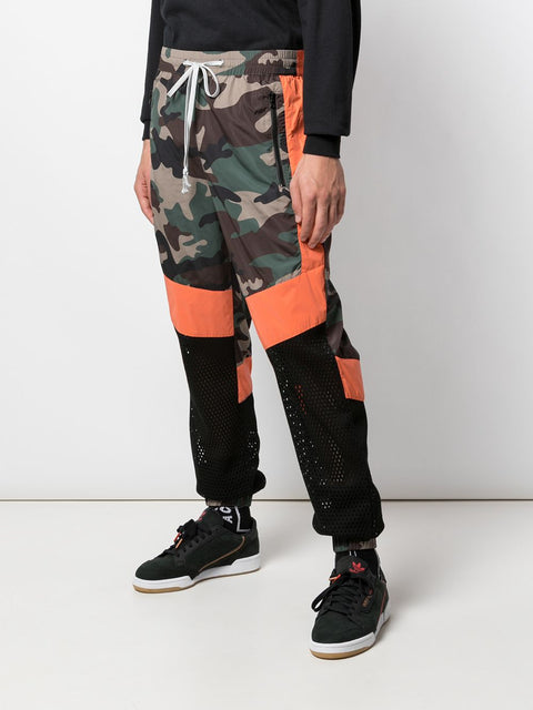 MESH MIX JOGGER (CAMO/BLACK/ORANGE)