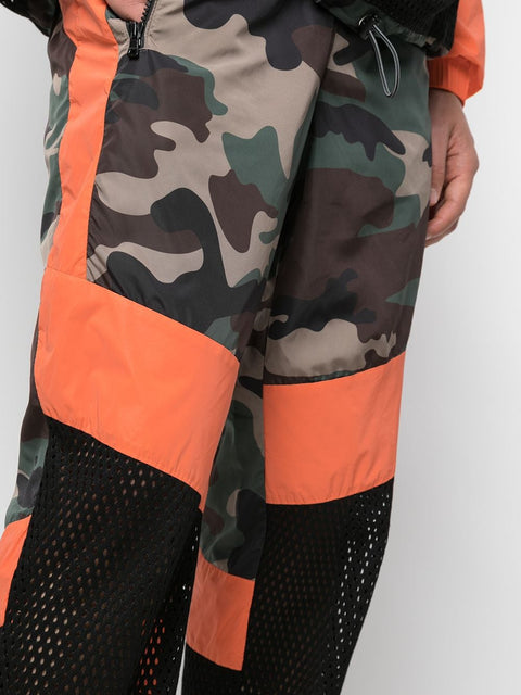 MESH MIX JOGGER (CAMO/BLACK/ORANGE)