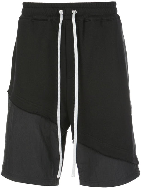 TERRY MIX TONAL SHORT (BLACK)