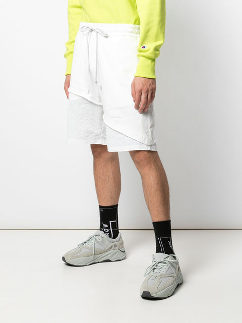 TERRY MIX TONAL SHORT (OFF WHITE)