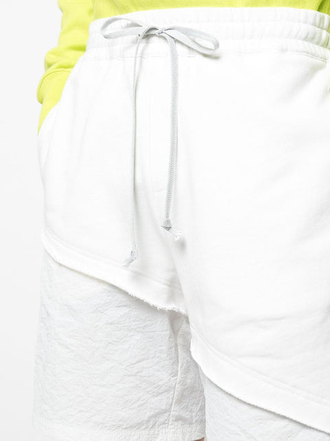 TERRY MIX TONAL SHORT (OFF WHITE)