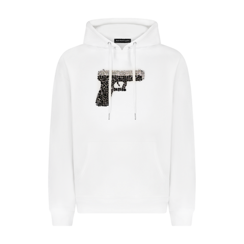 TRIGGERED HOODIE WHITE